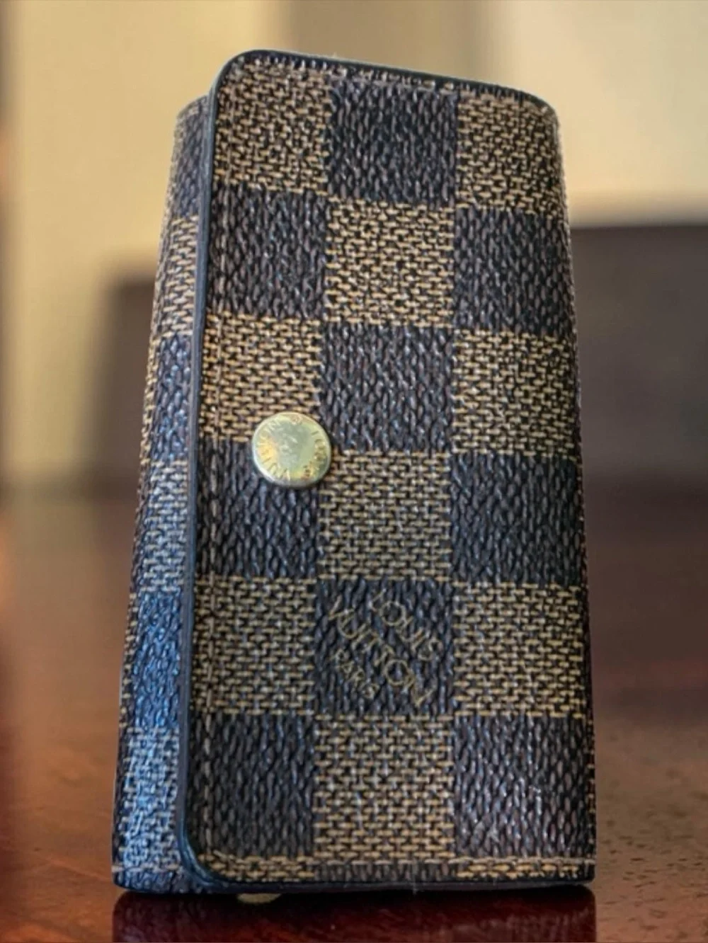 Louis Vuitton Brown Damier Canvas Key Holder